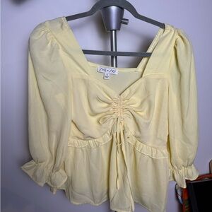 She + Sky Yellow Too Size Small